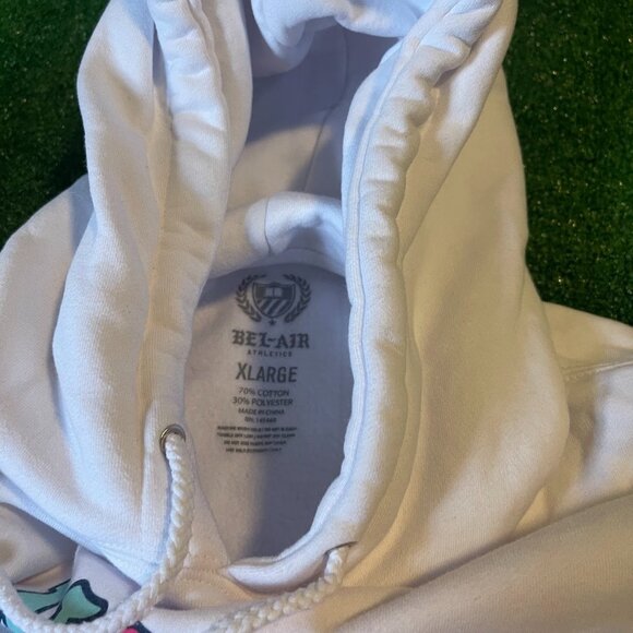 Bel-Air Athletic Will Smith & DJ D-Nice Long Sleeve Hoodie Sweatshirt Size XL - Picture 8 of 14